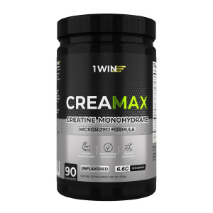 1WIN / Креатин моногидрат МАХ  Вкус Нейтральный, 90 порций, 600г