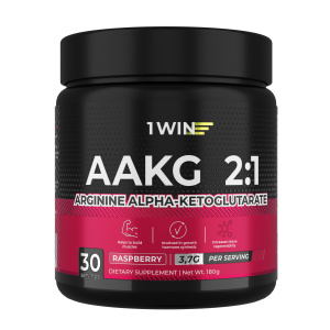 1WIN / Аминокислоты AAKG 2:1, вкус малины, 30 порций