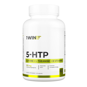 1WIN /  5-HTP с глицином, l-теанином и витаминами группы B, 60 капсул