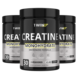 1WIN / Креатин моногидрат набор из 3х банок  Без вкуса, 200г.