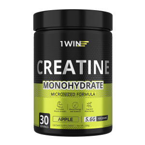 1WIN / Креатин моногидрат. Вкус Яблоко, 200 гр. 30 порций 1WIN / Креатин моногидрат. Вкус Яблоко, 200 гр. 30 порций
