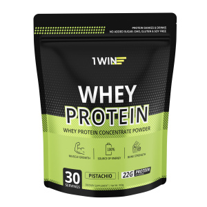 1WIN / Протеин Whey Protein  Вкус Фисташка 900г, 30 порций