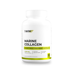 1WIN / Коллаген морской в капсулах с экстрактом мартинии, 120 капсул