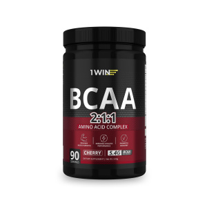 1WIN / BCAA 2:1:1. Вкус Вишня, 540г,  90 порций 1WIN / BCAA 2:1:1. Вкус Вишня, 540г,  90 порций