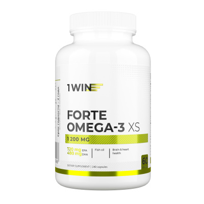 1WIN / Omega-3 форте XS 1200 мг, 240 капсул