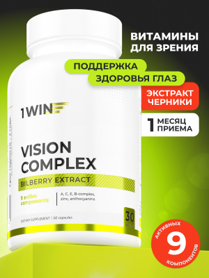 1WIN / Комплекс для зрения, 60 капсул