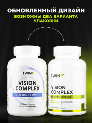 1WIN / Комплекс для зрения, 60 капсул
