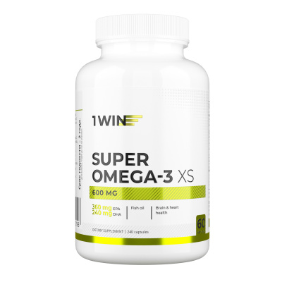 1WIN / Omega-3  30%, XS 600 мг , 240 капсул