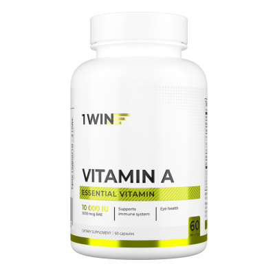 1WIN / Витамин А 10 000 МЕ, 60 капсул