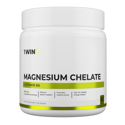 1WIN / Магний бисглицинат+В6, 240 капсул