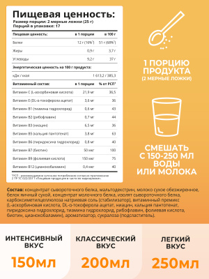 1WIN / Женский протеин. Вкус Пломбир, 425 г