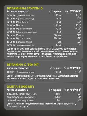 1WIN / «Хелс пак Иммуно»  «Immune Нealth pack», 30 саше-пакетов