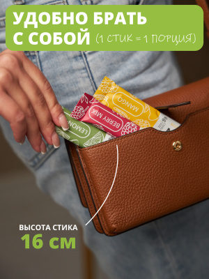 1WIN / Collagen + Гиалуроновая кислота + Витамин С, Вкус: Ягодный микс, 30 саше-стиков