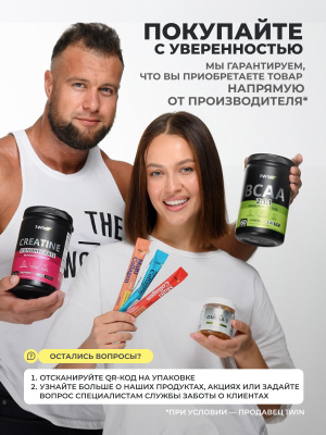 1WIN / Протеин с пребиотиками Whey Protein Лимонный пай, 425 г, 17 порций